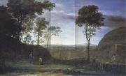 Claude Lorrain Landscape with Christ and the Magdalen (mk17) France oil painting artist